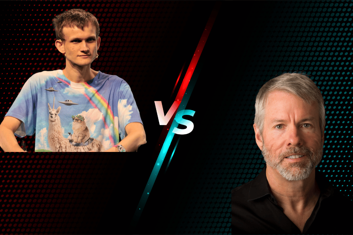 Vitalik Buterin Michael Saylor